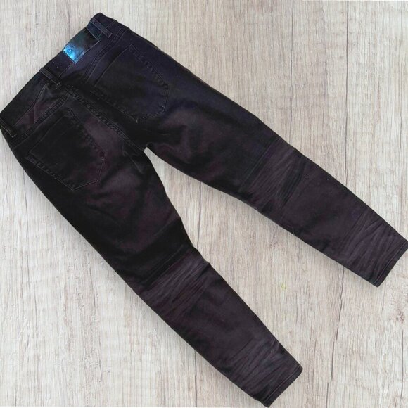 ONE X ONETEASPOON Black Freebird II Low Waist Short Rise Fitted Leg Jeans 26 - Picture 8 of 8